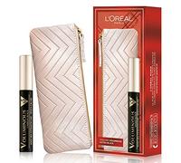 L'Oréal Paris Makeup Cofanetto Idea Regalo Donna, Mascara Volumizzante Allungante Voluminous Extra Black e Mini Trousse