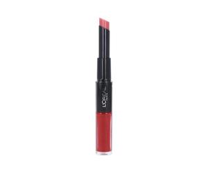 L'Oréal Paris MakeUp Rossetto Balsamo 2in1 Infaillible 2 Step 24H, Rossetto a Lunga Tenuta, Balsamo Idratante, Effetto No Transfer, 216 Permanent Plum