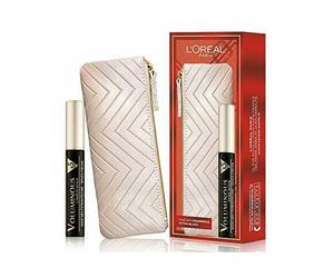 L'OREAL PARIS MASC.RA VOLUMINOUS EXTRA-BLACK + POCHETTE ROSA