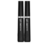 L'Oréal Paris Mascara Telescopic Lift Bipacco, 5mm di Lunghezza per le tue Ciglia, Volumizza, Solleva, Waterproof, Lunga Tenuta 36h, Colore: Nero