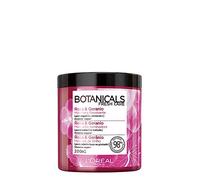 L'Oréal Paris Maschera Capelli Botanicals, Maschera per Capelli Colorati o Spenti, Rimedio di Brillantezza, Rosa e Geranio, 200 ml, Confezione da 1