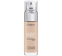 L'Oréal Paris Match Fondotinta perfetto, Trucco liquido, coprente e idratante per una carnagione naturale, 1R/1C Rose Ivory, 30 ml