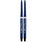 L'Oréal Paris Matita Automatica in Gel Infaillible 36H Grip Liner, Tratto Sfumabile a Lunga Tenuta, Waterproof, Formula in Gel, Tonalità: 05 Blue Jersey (Confezione da 2)