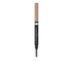 L'Oréal Paris Matita Sopracciglia, Per Dare Forma, Sfumare e Scolpire, Finish Matte Pieno e Naturale, Doppia Estremità con Matita Triangolare e Pettinino, Infaillible Brows 24H, 6.0 Dark Blonde