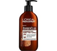 L'Oréal Paris Men Expert Barber Club, detergente 3 in 1 per barba, viso e capelli, senza sapone, deterge a fondo, 200 ml (confezione da 1)