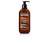 L'Oréal Paris Men Expert Barber Club Gel detergente per barba + viso + capelli, 200 ml