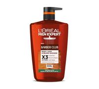 L'Oréal Paris Men Expert Barber Club - Gel doccia 5 in 1 per corpo, capelli e barba, 1 l