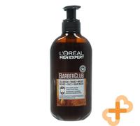 L'OREAL PARIS Men Expert Barber Club Shampoo Per Barba, Viso E Capelli 250 Ml