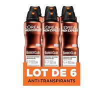 L'Oréal Paris Men Expert BarberClub Deodorante Bodyspray 48h 150ml Set di 6