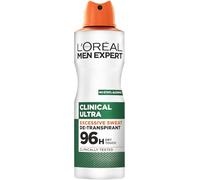 L'Oréal Paris Men Expert Clinical Ultra 96H Spray antitraspirante, 150 ml