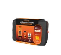 L'Oréal Paris Men Expert Hydra Energetic Set regalo uomo con beauty case, kit anti-fatica 24 ore con vitamina C e guaranà, include crema idratante, gel doccia e deodorante per pelle stanca