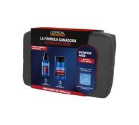 L'Oréal Paris Men Expert Power Age Pack Antietà Uomo con Trousse per la cura del viso con acido ialuronico, include siero e crema rassodante per ridurre rughe e linee di espressione