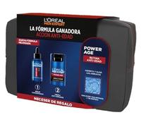 L'Oréal Paris Men Expert Power Age Pack Antietà Uomo con Trousse per la cura del viso con acido ialuronico, include siero e crema rassodante per ridurre rughe e linee di espressione