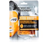 L'Oreal Paris Men Expert - Set regalo da uomo, maschera per il viso in tessuto, confezione multipla con taurina rigenerante, 0,276 kg