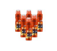 L'Oréal Paris Men Expert Thermic Resist 48H Anti Perspirant Deodorante Spray 150ml - 45°C Heat Protection - 0% Alcohol Pack OF 6