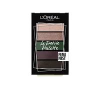 L'Oréal Paris Palette Ombretti la Petite Palette Feminist - 4 Colori e Illuminante per Un Look Occhi Smoky-Eye