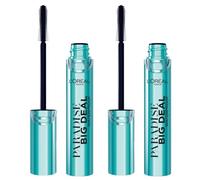 L'Oréal Paris Paradise Big Deal Waterproof Mascara Nero Volumizzante Allungante Sguardo Intenso Formula Modulabile e Stratificabile Self-Smoothing Complex con Scovolino Cross-Conico - 2 Mascara