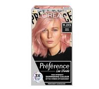 L'Oréal Paris Permanent Hair Colour, Long-Lasting Shine and Intense Colour, For Up to 8 Weeks, Preference Vivids (Colorista), Rose Gold 9.214, X1 Pack