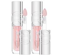 L'Oréal Paris Plump Ambition Hyaluron Lip Oil Lucidalabbra Colore 114 Rose pH Reagente Nutriente Idratante per Labbra Piene e Rimpolpate fino a 24H con Acido Ialuronico - 2 Lucidalabbra