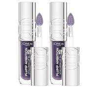 L'Oréal Paris Plump Ambition Hyaluron Lip Oil Lucidalabbra Colore 116 Berry Noir pH Reagente Nutriente Idratante per Labbra Piene e Rimpolpate fino a 24H con Acido Ialuronico - 2 Lucidalabbra