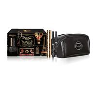 L'Oréal Paris Pochette Regalo Make Up à La Carte con Mascara Extra-Volumizzante Panorama, Eyeliner e Matita Occhi, Per Look Intensi e Magnetici, Con Elegante Beauty Case in Vernice Nera