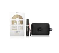 L'Oréal Paris Pochette Regalo Make Up con Mascara Telescopic Classico Nero e Mini-Matita Occhi Paradise Le Khol, Per i Tuoi Look Festivi, Con Elegante Pochette Nera in Velluto
