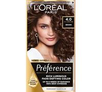 L'Oréal Paris PREFERENCE FARBA DO WŁOSÓW 4.0 TAHITI BRĄZ - Colore Marrone Scuro Permanente Idratante per Tutti i Tipi di Capelli Adulti