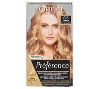 L'Oréal Paris Préférence Farba Do Włosów Jasny Złocisty Blond 8.3 Cannes