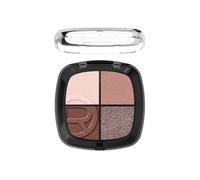 L'Oréal Paris Rendez-Vous Couleur Eye & Ch yeshadow, palette viso multiuso 4 in 1, facilmente sfumabile e costruibile, colore luminoso Quad Cold Platinum