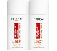 L'Oréal Paris Revitalift Clinical, cura del viso con SPF 50+ e vitamina C antiossidante, liquido anti-UV per tutti i tipi di pelle, contro i primi segni dell'invecchiamento cutaneo, 1 goccia da 50 ml