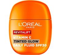 L'Oréal Paris Revitalift Daily Fluid SPF 30 Vitamina C* con Tinted Glow per un'immediata lucentezza baciata dal sole - per pelli molto leggere a chiare - 40 ml