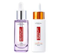L'Oréal Paris Revitalift Filler Siero Antirughe Acido Ialuronico 30 ml + Revitalift Clinical Siero Colorato Luminoso Vitamina C 30 ml