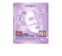 L'Oréal Paris Glass Skin Maschera in Idrogel, Per Tutti i Tipi di Pelle, Pelle Luminosa e Radiosa, Risultati Istantanei, Trend Coreana, Con Acido Ialuronico e Centella Asiatica, Revitalift, 1x37gr