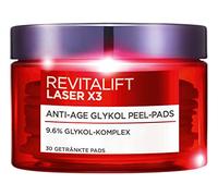 L'Oréal Paris RevitaLift Laser X3 Anti-Age Glicole Peel Pads, 30 ml