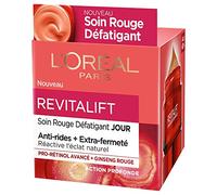 L'Oréal Paris - Revitalift - Trattamento rosso defaticante ed energizzante - Antirughe & Extra compattezza - Arricchito con Pro-Retinolo e Ginseng Rosso - Per tutti i tipi di pelle - 50 ml