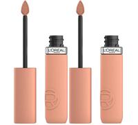 L'Oréal Paris Rossetto Liquido, Colore Intenso, Formula Matte a Lunga Durata, Con Acido Ialuronico, Resistente alle Sbavature, Infaillibile Matte Resistance, Tonalità: 100 Fairytale Ending