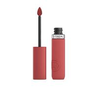 L'Oréal Paris Rossetto Liquido, Colore Intenso, Formula Matte a Lunga Durata, Resistente alle Sbavature, No transfer, Con Acido Ialuronico, Infaillible Matte Resistance, Tonalità: Crush Alert 645