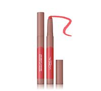 L'Oréal Paris Rossetto Very Matte Crayon Infaillible, Effetto Opaco, Comfort Estremo, a Lunga Durata, Colore Intenso Facile da Applicare, 108 A Little Che, Confezione da 1