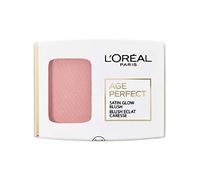 L'Oréal Paris Rouge Polvere con specchio integrato e pennello per pelli mature, Age Perfect Satin Rouge, n. 101 - Rosa/Rosewood, 1 x 5 g