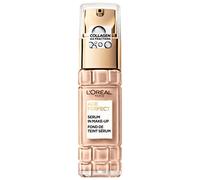 L'Oréal Paris Serum in Make up per pelle matura, fondotinta liquido con SPF 24, per una carnagione radiosa, Age Perfect, n. 160 rosa beige, 1 x 30 ml