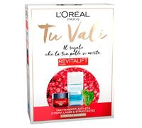 L'Oréal Paris Set Regalo Revitalift Filler con Crema Giorno Laser X3 Ridensificante e Illuminante 50ml + Struccante Occhi Delicato per Pelle Sensibile 125ml + Pietra Guasha per Massaggio Facciale