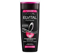 L'Oréal Paris Shampoo contro la perdita dei capelli dovuta alla rottura dei capelli, per capelli fragili, con biotina, provitamina B5 e arginina, Elvital Full Resist Power Booster, 1 x 300 ml