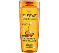 L'Oréal Paris - Shampoo Nutrition Eclat per Capelli Secchi - Capelli Nutriti - Oli Rari di Marula & Camelia - Elseve Olio Straordinario - 300 ml