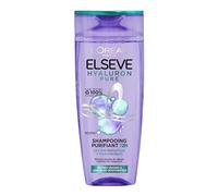 L'Oréal Paris Shampoo purificante 72 ore per pelle capelu grassa - complesso con acido salicilico e ialuronico - Protocollo di cura dei capelli - Elseve Hyaluron Pure - 300 ml