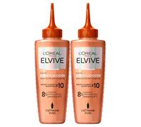 L'Oréal Paris Siero Anticaduta Capelli - Trattamento Rinforzante Cute Senza Risciacquo Elvive Growth Booster Formula con Aminexil-R Niacinamide ed Estratto di Radice di Zenzero - 2 Flaconi da 102ml