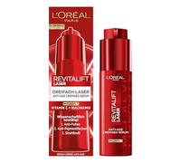 L'Oréal Paris - Siero cremoso anti-età, triplo laser contro le macchie pigmentate, con melaysl, vitamina C e niacinamide, Revitalift Laser, 1 x 50 ml