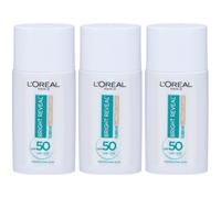 L'Oreal Paris Skincare Siero Bright Reveal Tinted Fluid Light 3x50 ml