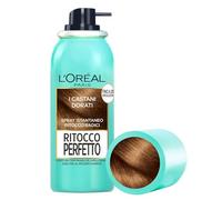 L'Oréal Paris Spray Ritocco Perfetto, Spray Istantaneo per Radici e Capelli Bianchi, Durata fino a 1 Shampoo, Colore: Castano Dorato, 75 ml