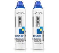 L'Oréal Paris Studio Line Fix&Shine - Spray per parrucchiere, 24 H, fissaggio ultra forte, 300 ml (Confezione da 2)