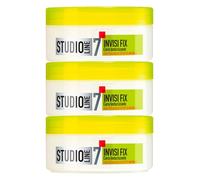 L'Oréal Paris Studio Line Invisi Fix Cera Texturizzante Capelli Tenuta 7 Fissaggio Effetto Naturale Lunga Tenuta 24h Modella i Capelli - 3 Barattoli da 75ml